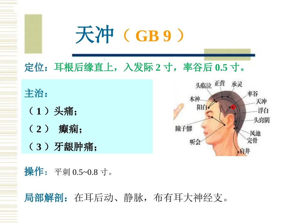 经络腧穴各论1足少阳胆经及其腧穴_第10页