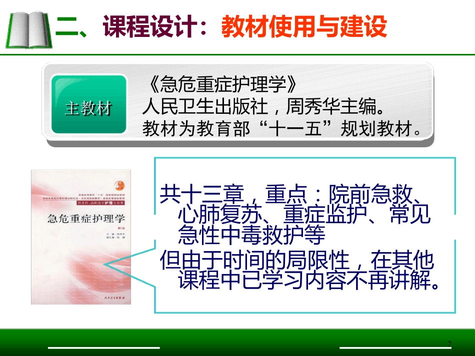 急救护理说课比赛模板一等奖ppt课件_第6页