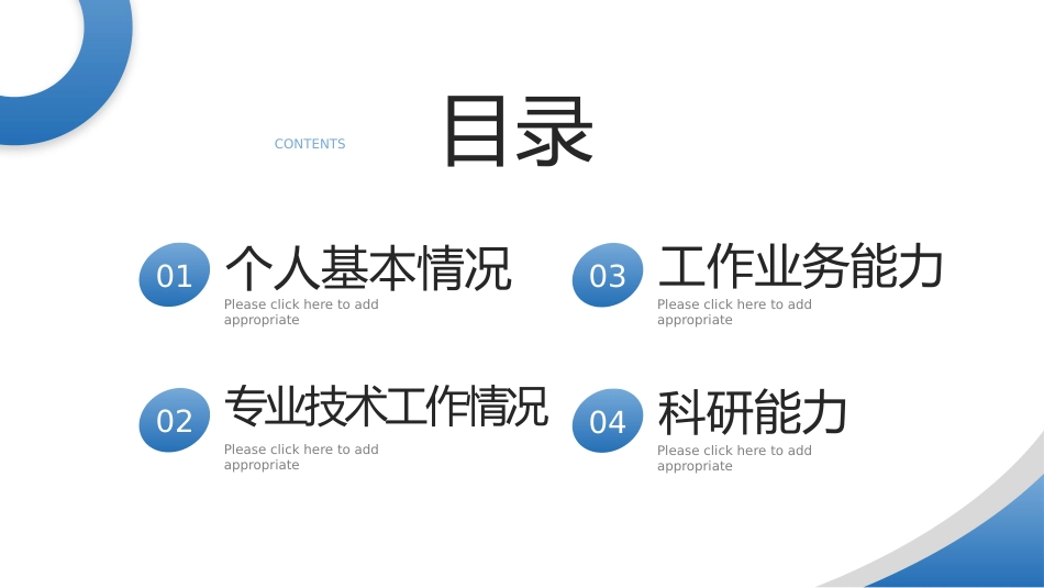 蓝色医疗医生正高级职称晋升答辩报告PPT模板_第2页