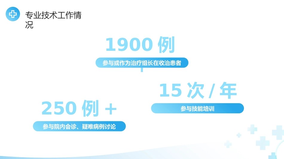 蓝色简约风主任医师正高级职称晋升答辩报告PPT模板_第12页