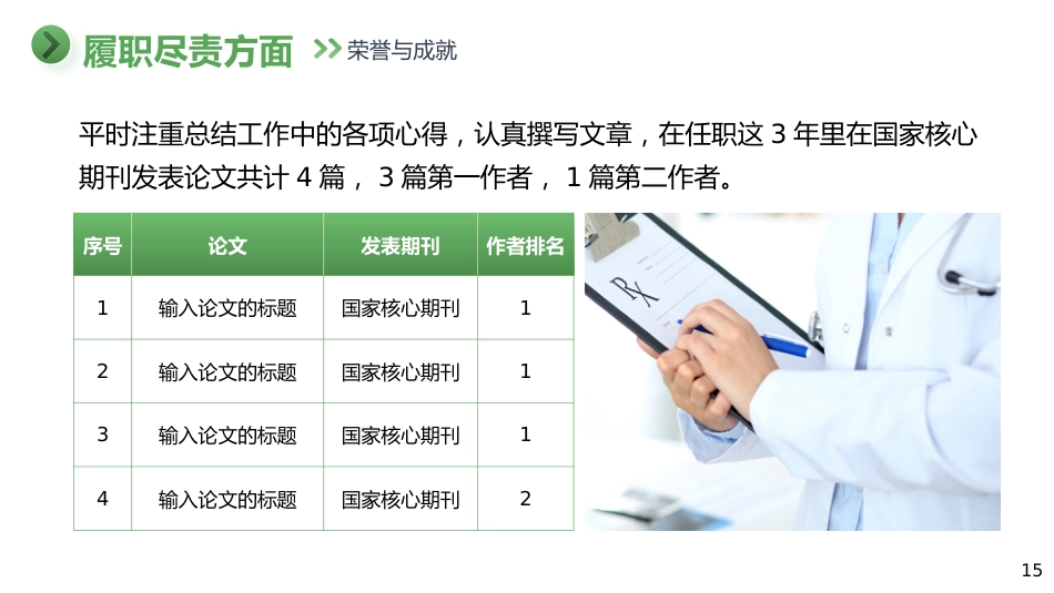 护士N2晋级N3职称评定述职报告_第15页
