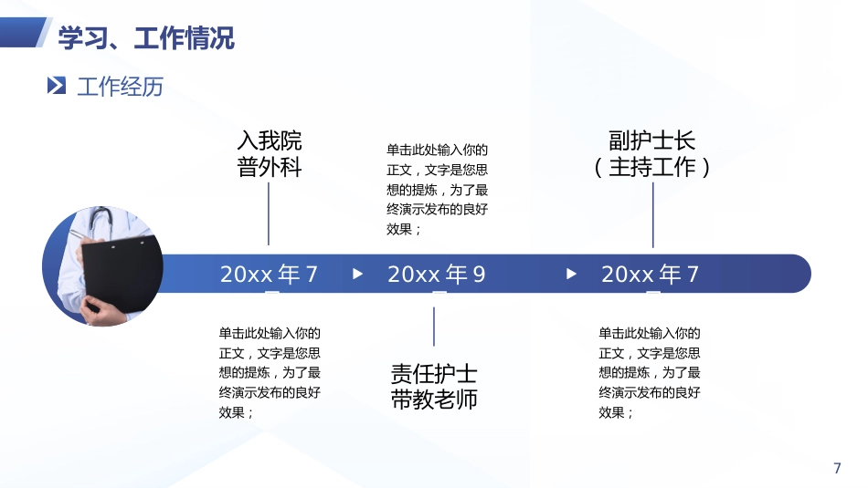 副主任护师职称晋升述职PPT模板_第7页