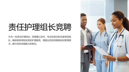责任护理组长竞聘PPT