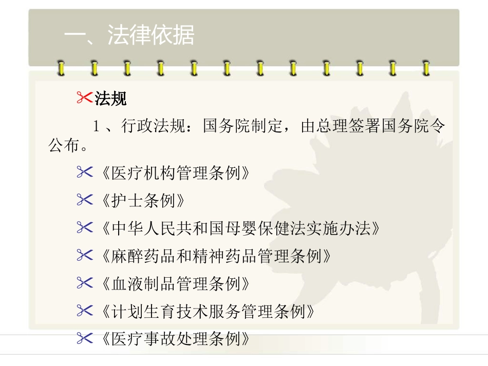 民营医疗机构依法执业法律法规培训_第5页