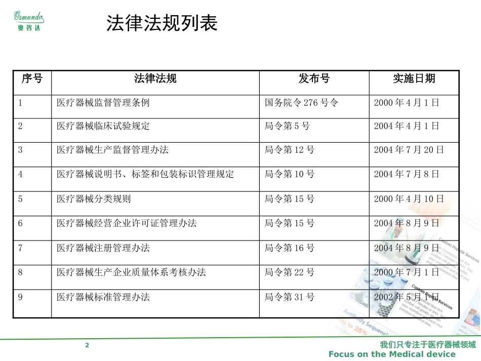 国内医疗器械法律法规_第2页