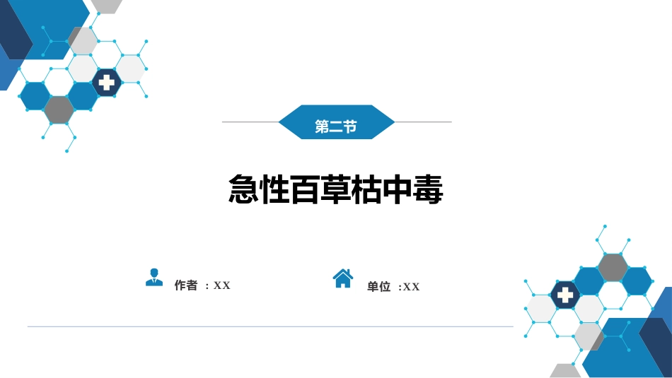 急诊重症科：急性百草枯中毒_第1页