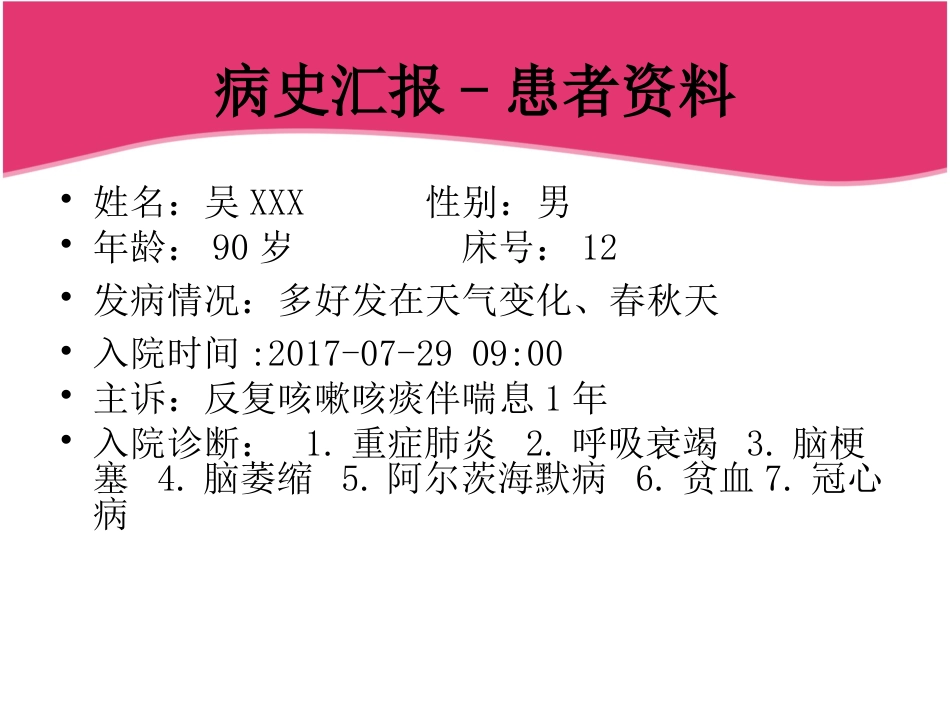 ICU重症肺炎护理查房_第3页