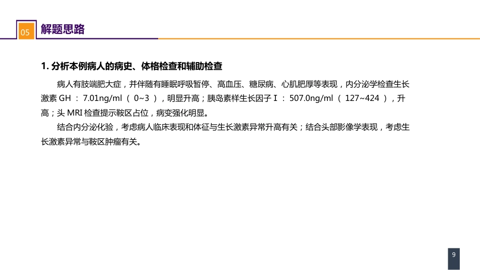 外科学：案例分析-垂体腺瘤_第9页