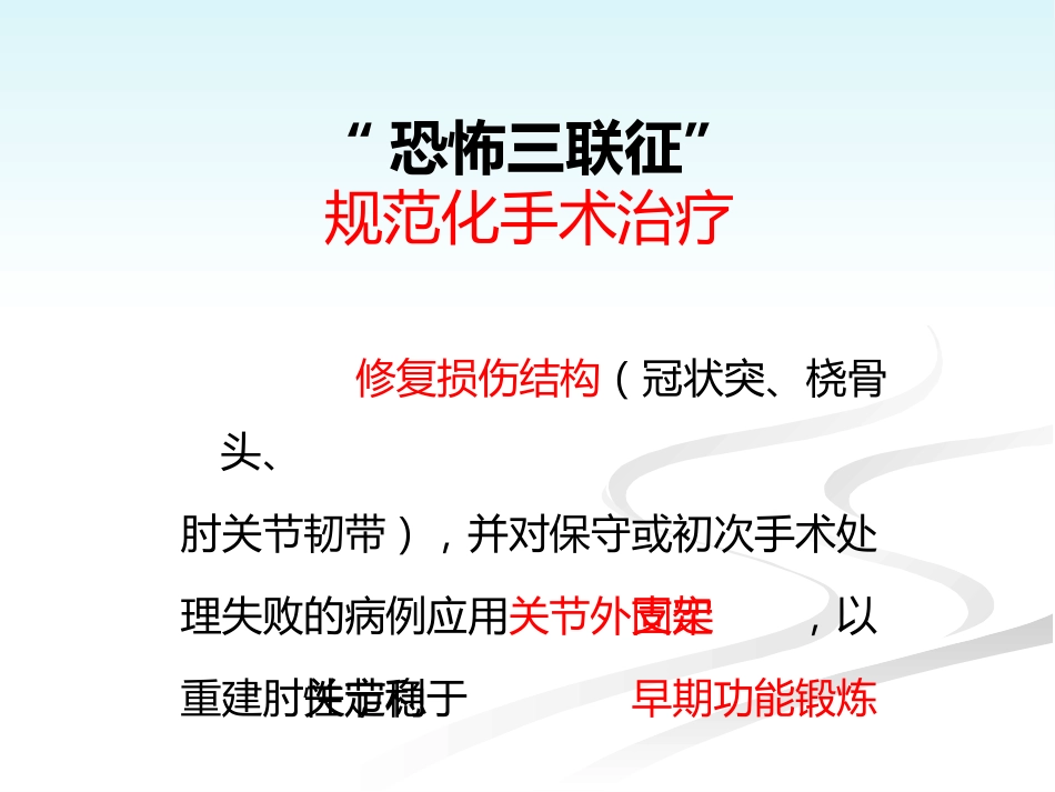 外科学：肘关节恐怖三联征的规范化外科治_第12页