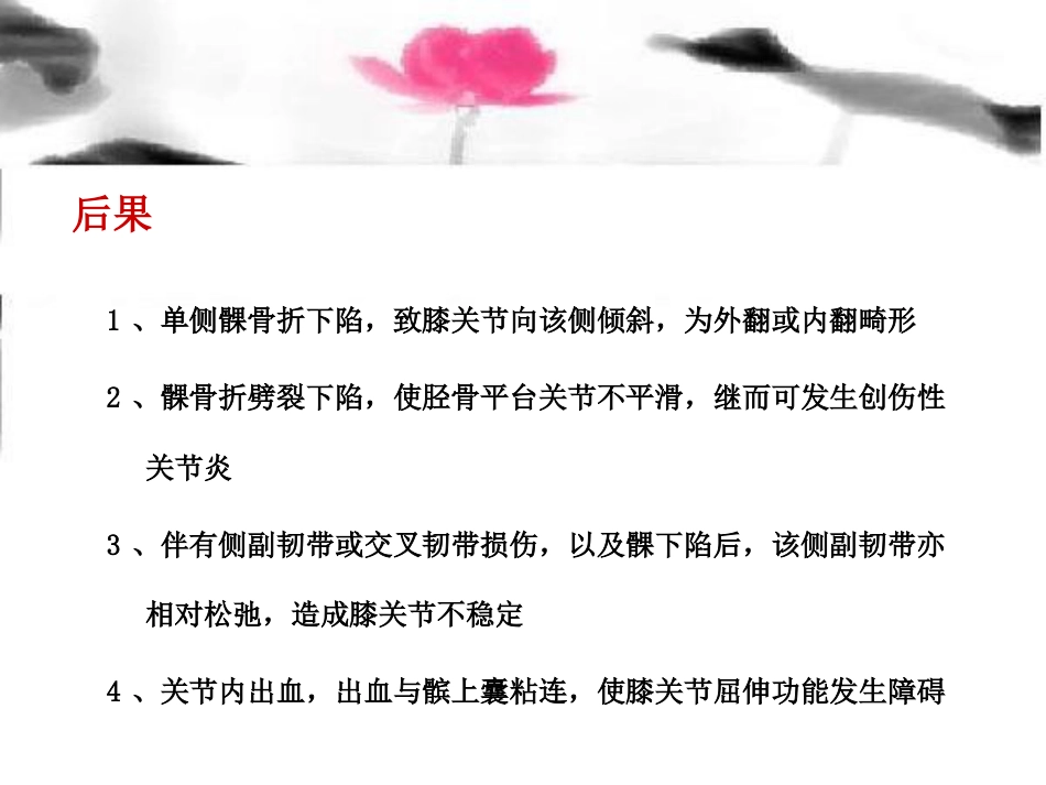 外科学：胫骨平台骨折治疗分型_第4页