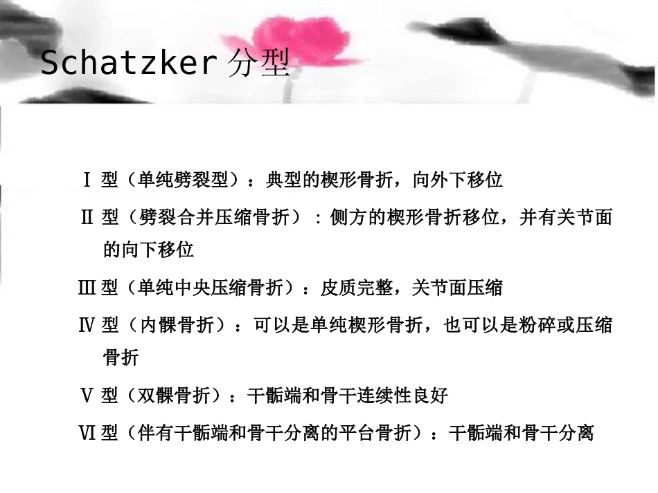 外科学：胫骨平台骨折治疗分型_第6页