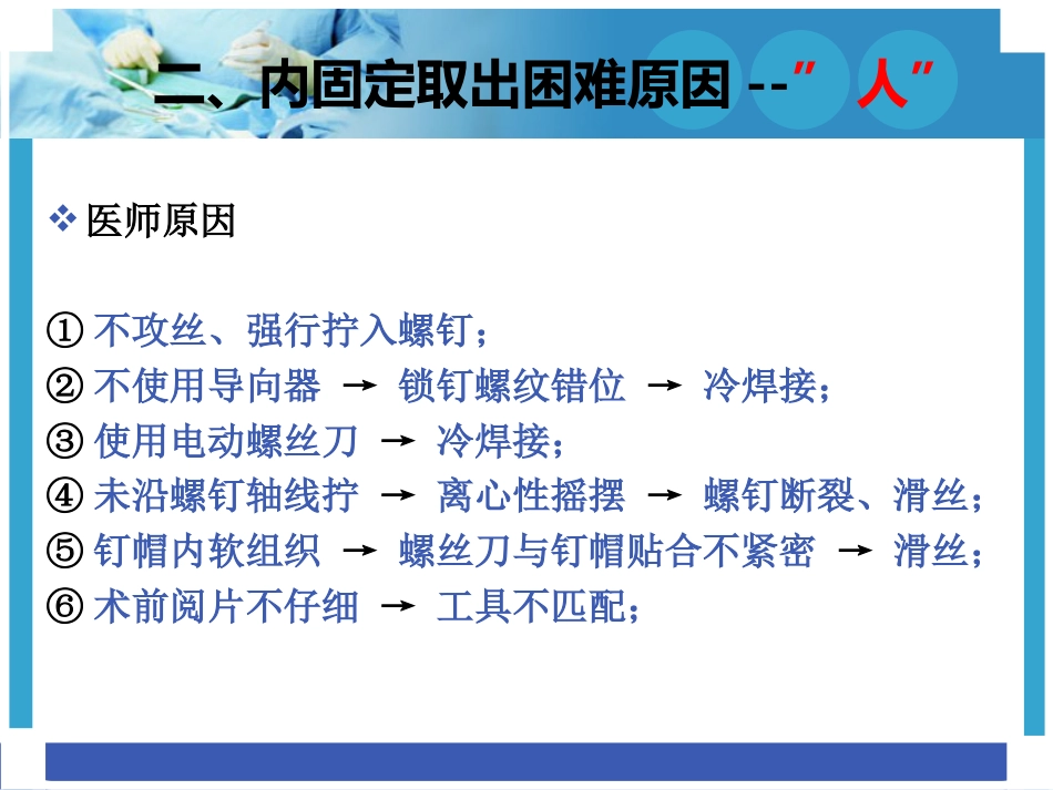 外科学：困难内固定装置取出技巧_第4页
