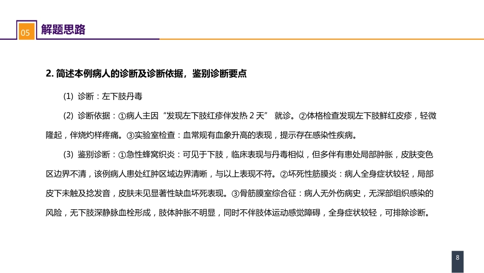 外科学：案例分析-丹毒_第8页