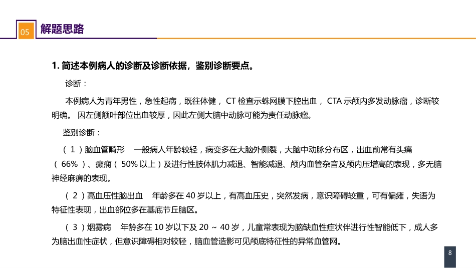 外科学：案例分析-颅内动脉瘤破裂导致的蛛网膜下腔出血_第8页