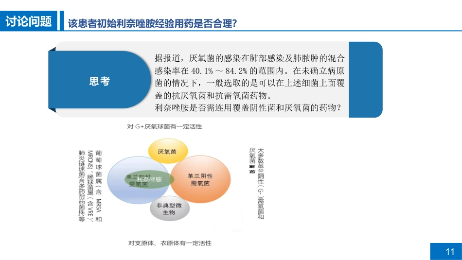 一例肺脓肿患者病例讨论_第11页