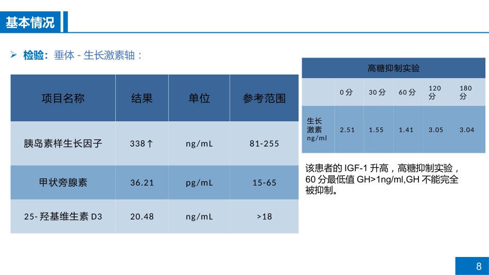 一例肢端肥大症患者的病例讨论_第8页