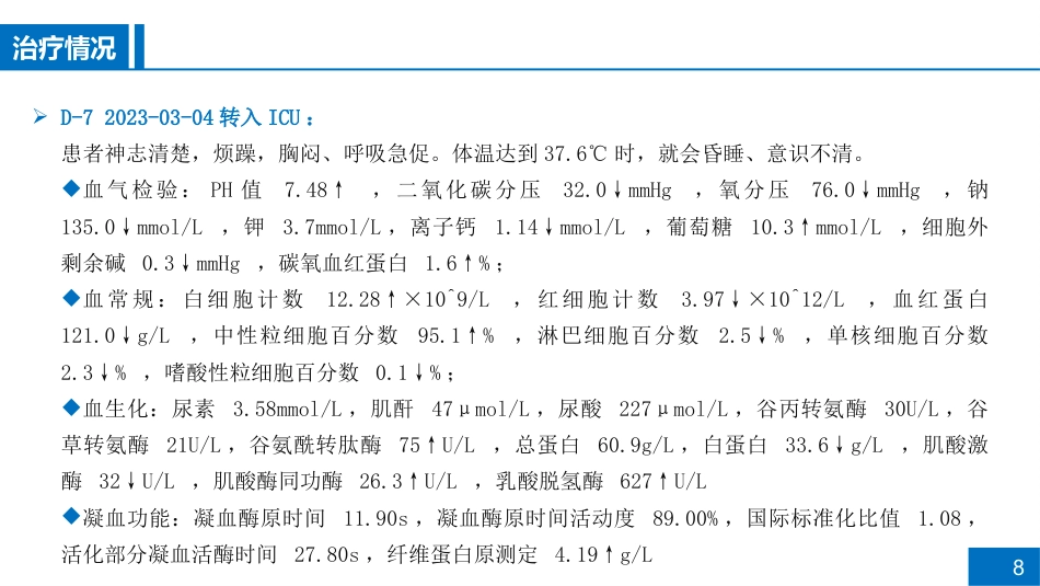 一例慢性阻塞性肺疾病急性加重期合并肺部感染患者病例讨论_第8页