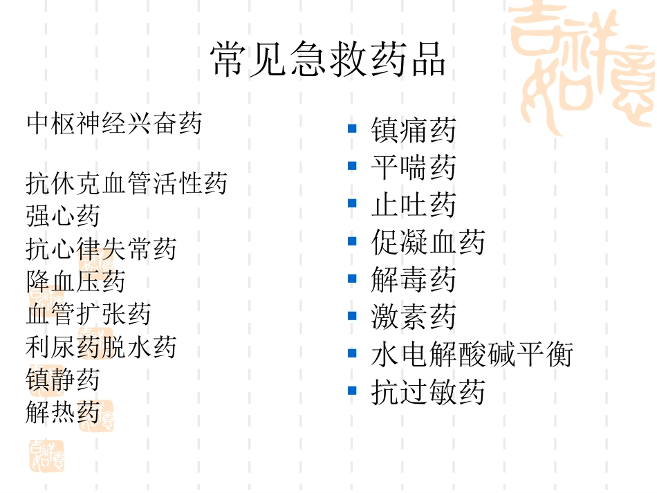 ICU常用急救药物的使用_第2页