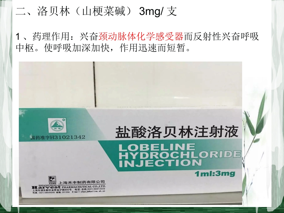 常见急救药物的使用PPT课件_第9页
