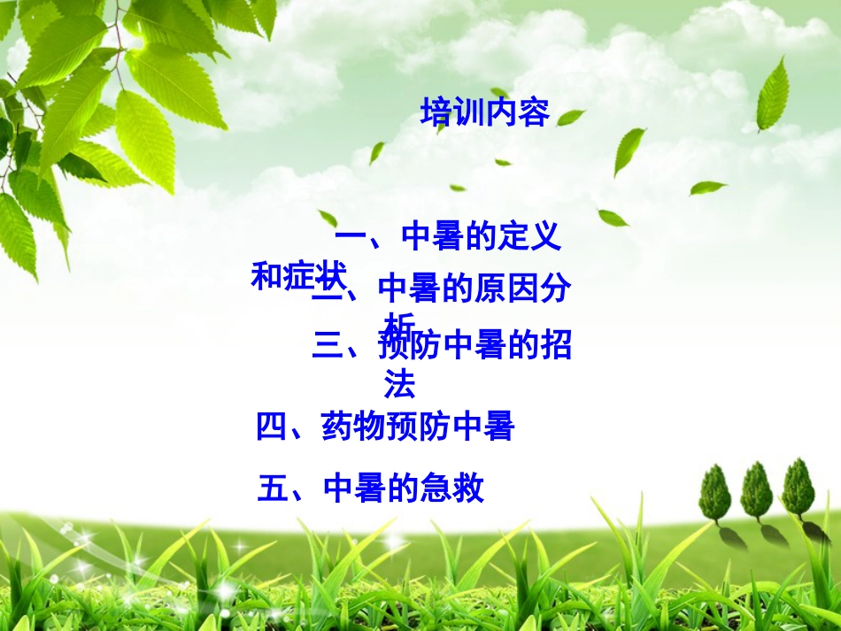 64.中暑的预防和急救_第2页