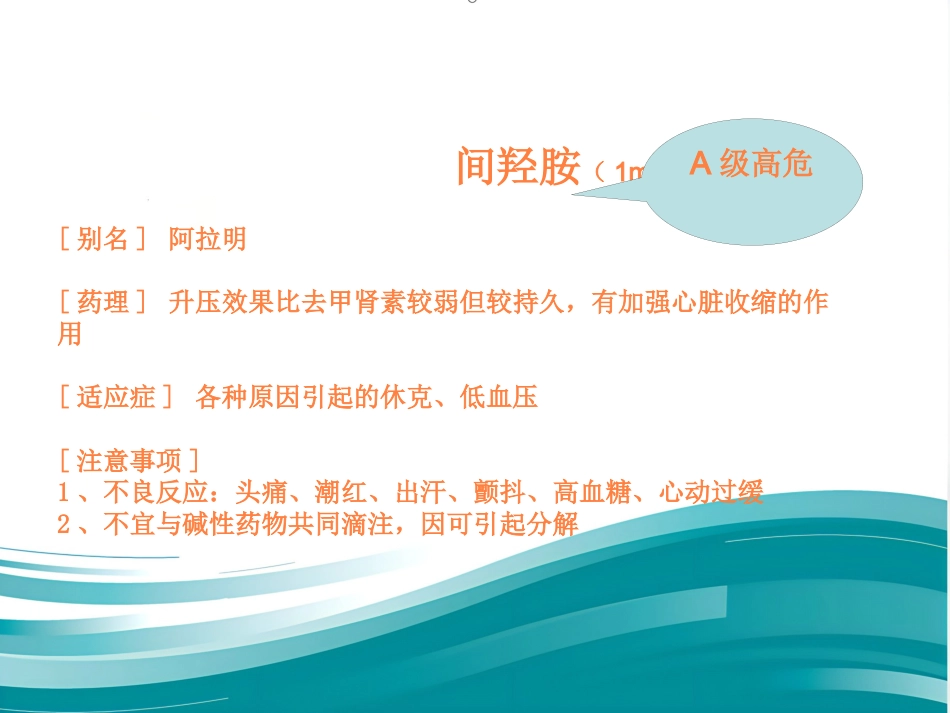 常用急救药品相关知识ppt课件_第11页