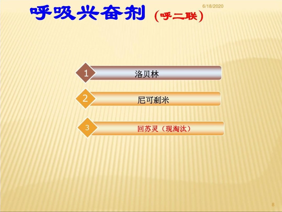 常用急救药品药理作用及临床应用重庆爱尔眼科医院药剂科讲课讲稿PPT_第8页