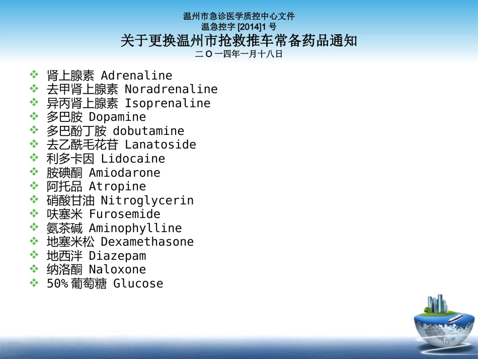 常用急救药品使用注意事项_第10页