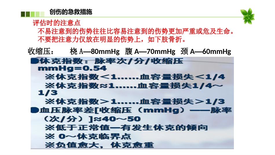 创伤的急救护理(急诊科) PPT_第15页