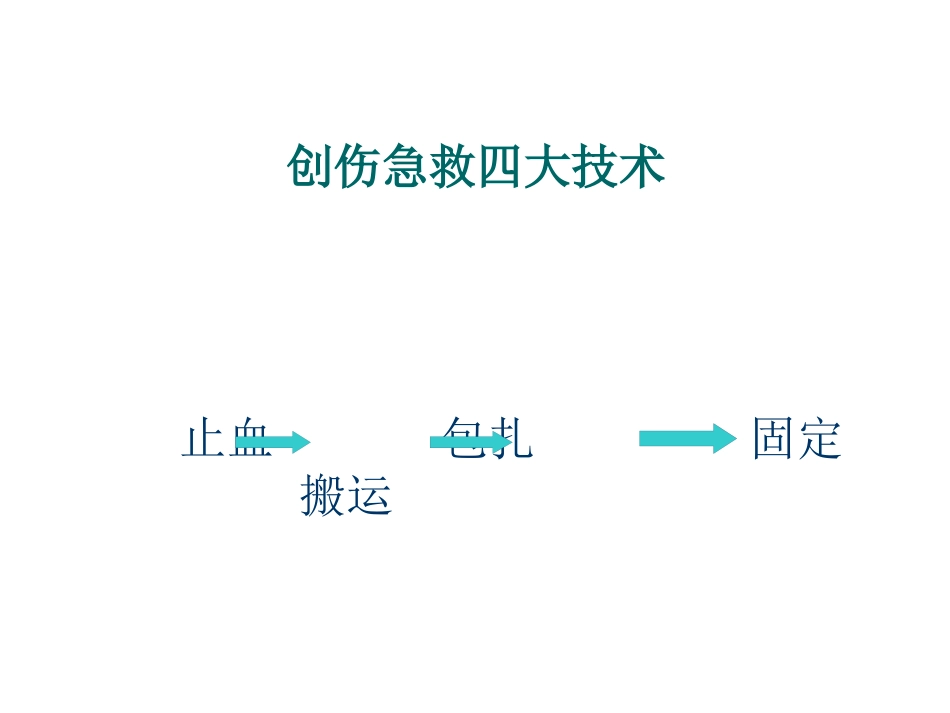 创伤急救——止血、包扎标准版PPT_第3页