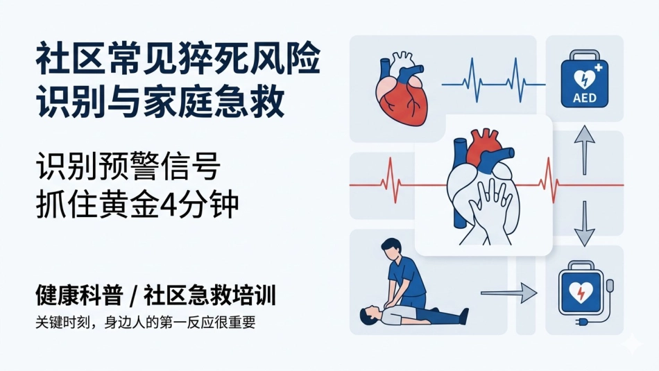 社区常见猝死风险识别与家庭急救_第1页