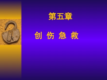 创伤急救—中医伤科学PPT课件