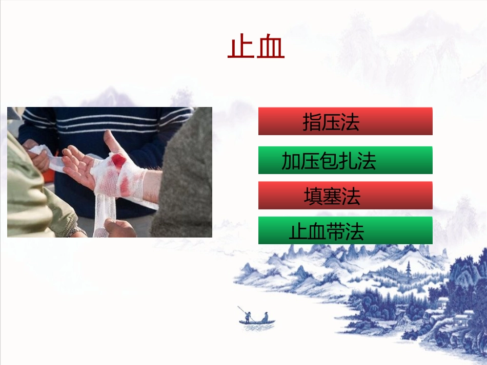 创伤急救(止血包扎固定)_第8页