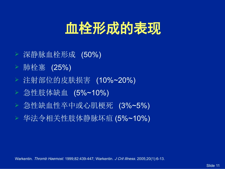 HIT肝素诱导的血小板减少症_第11页