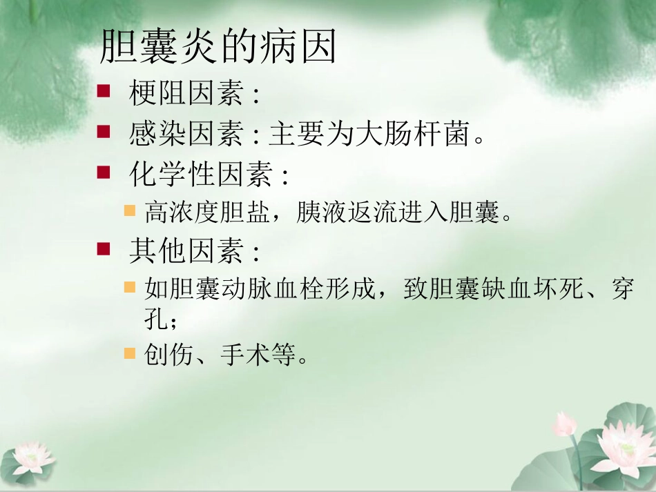 胆囊结石伴胆囊炎Ppt_第13页
