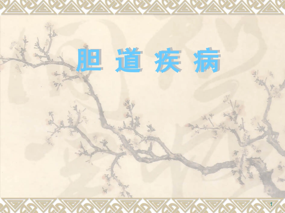 胆道疾病PPT课件_第1页