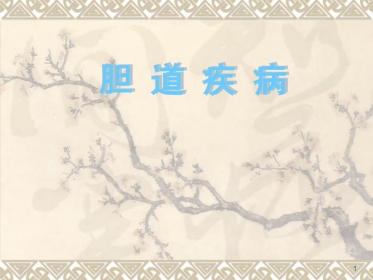 胆道疾病PPT课件