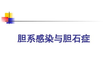 胆囊炎、胆石症课件