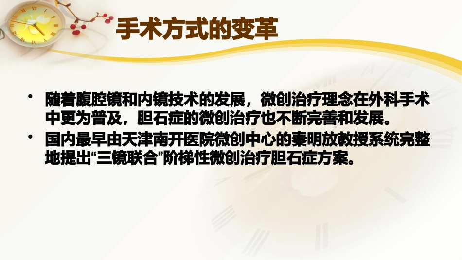 胆囊结石及胆管结石的微创治疗_第8页
