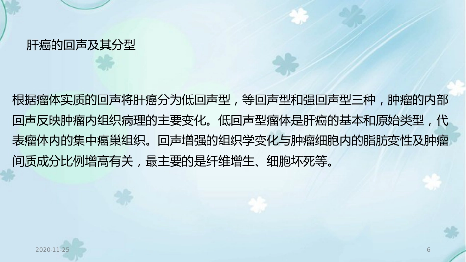 2020年肝癌的超声诊断及鉴别诊断_第6页