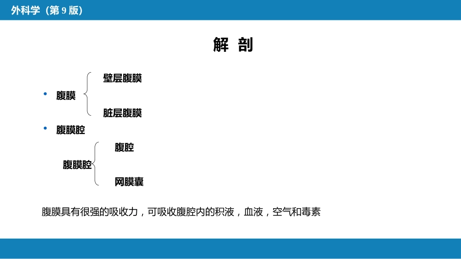 急性化脓性腹膜炎 第一节 急性弥漫性腹膜炎_第6页