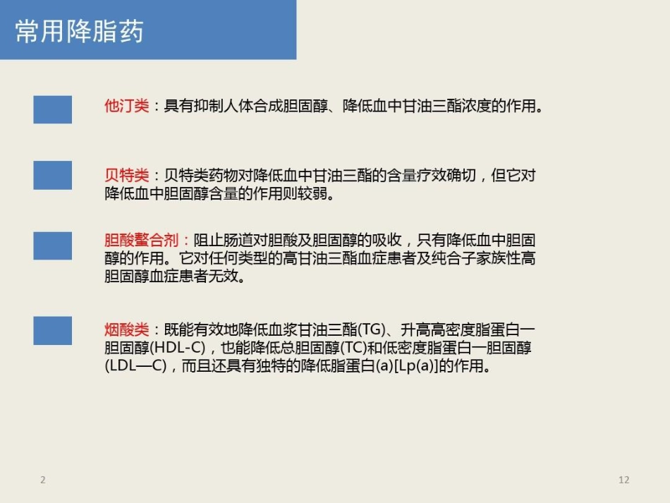 烟酸注射液临床应用参考共文档_第12页