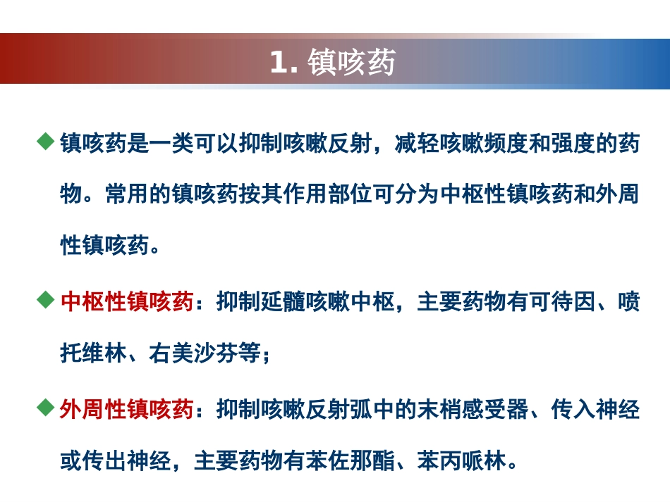 呼吸系统药物的分类介绍_第4页