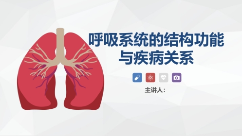 呼吸系统的结构功能与疾病关系