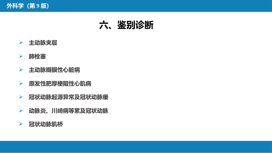 外科学：心脏疾病第三节后天性心脏疾病的外科治疗_第11页