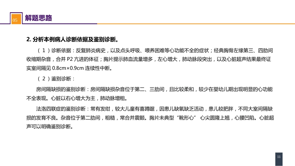 外科学：心脏疾病案例分析-室间隔缺损_第11页