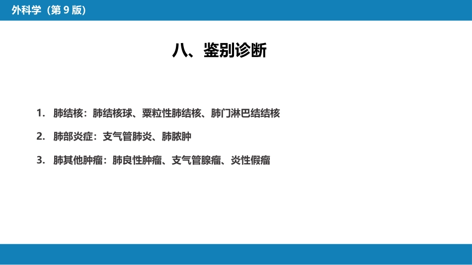 外科学：肺疾病_第15页