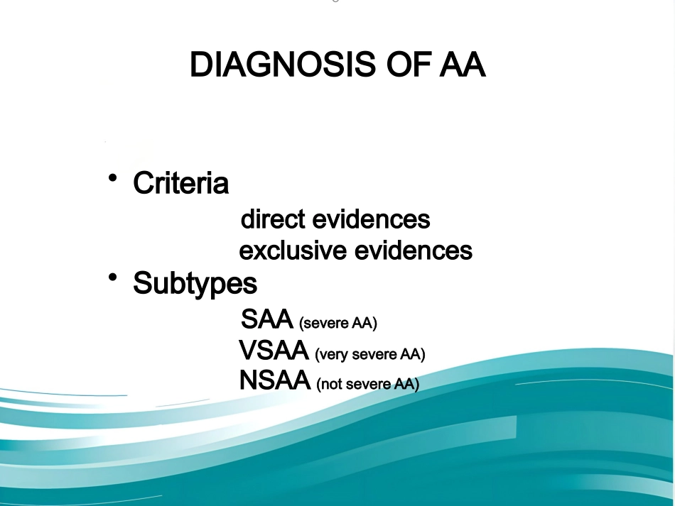 Aplastic anemia再生障碍性贫血-英文_第11页