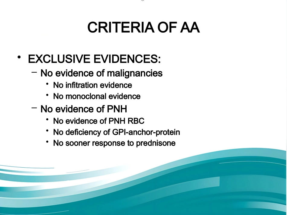 Aplastic anemia再生障碍性贫血-英文_第13页