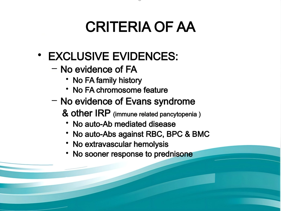 Aplastic anemia再生障碍性贫血-英文_第14页