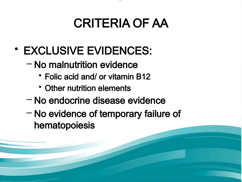 Aplastic anemia再生障碍性贫血-英文_第15页